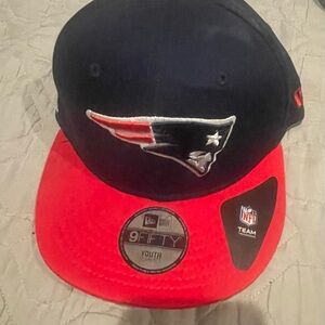 New Era NFL Youth Cap - Navy and Red